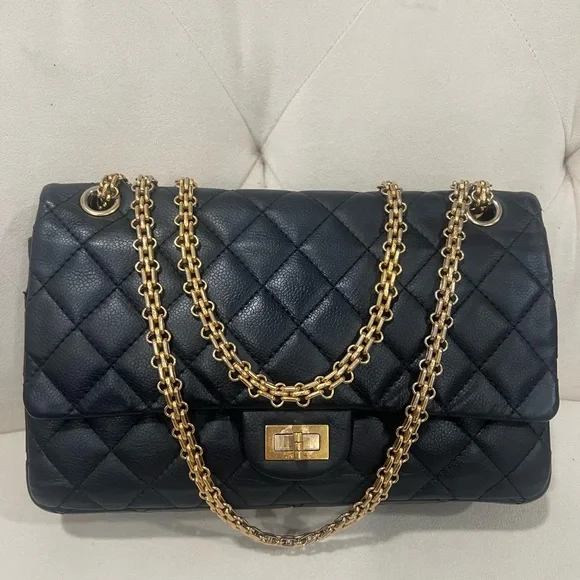 Chanel Double Flap Calfskin Reissue 2.55 Medium Bag - Picture 1 of 12
